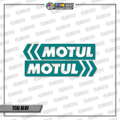 2PCS MOTUL (VINYL CUT-OUT STICKER DECALS )【Stickaboss】