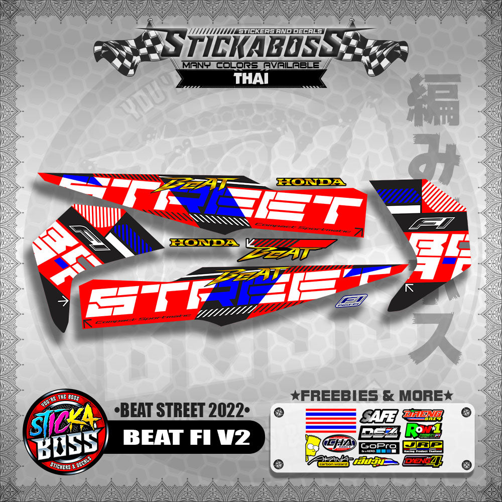 BEAT FI V2 DECALS ( BEAT STREET 2022 )【WITH FREEBIES】