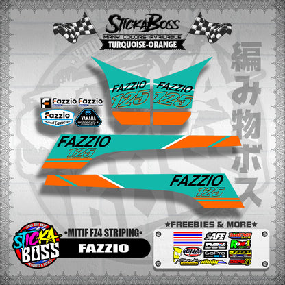 FAZZIO DECALS ( MITIF FZ4 STRIPING )【WITH FREEBIES】