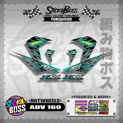 ADV 160 DECALS ( HOTWHEELS )【WITH FREEBIES】