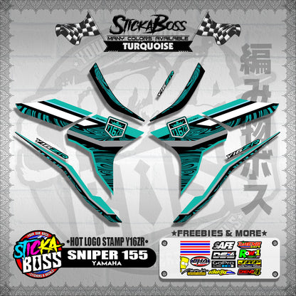 SNIPER 155 DECALS ( HOT LOGO STAMP Y16ZR )【WITH FREEBIES】