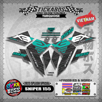 SNIPER 155 VIETNAM DECALS (2023 SPLASH SPECIAL)【WITH FREEBIES】Y16ZR / EXCITER 155