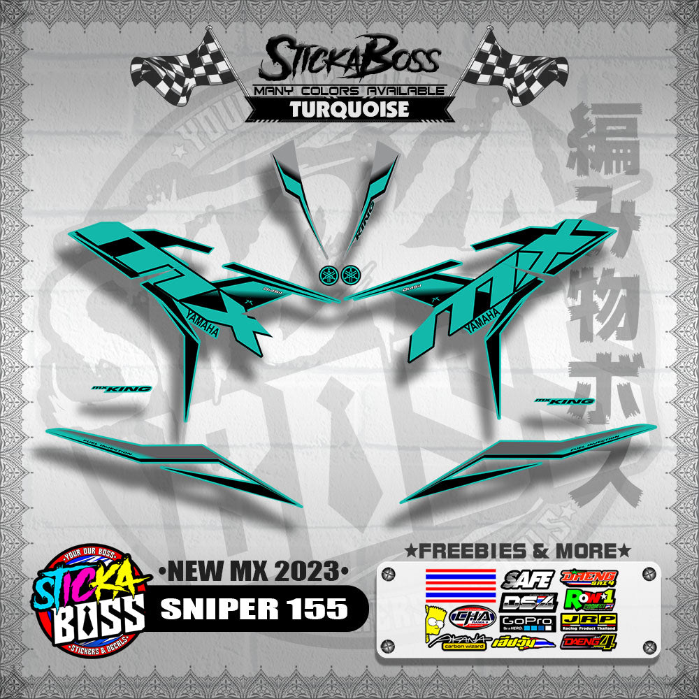 SNIPER 155 DECALS ( NEW MX 2023 )【WITH FREEBIES】