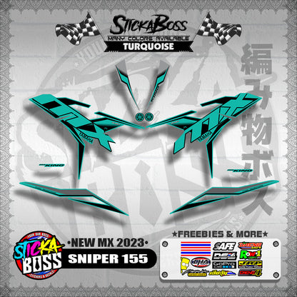 SNIPER 155 DECALS ( NEW MX 2023 )【WITH FREEBIES】