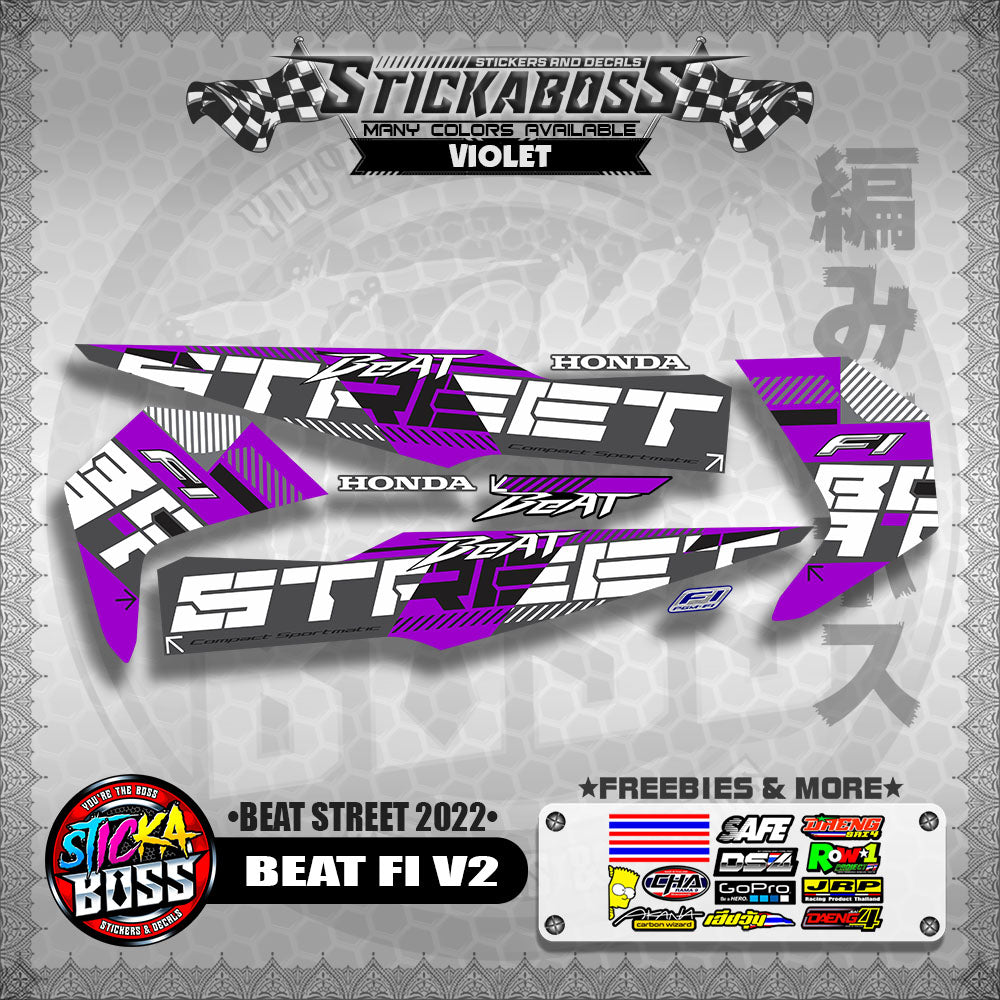 BEAT FI V2 DECALS ( BEAT STREET 2022 )【WITH FREEBIES】