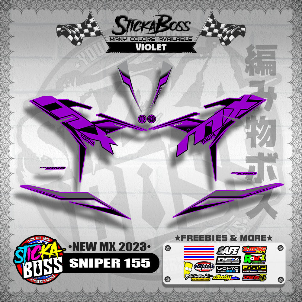 SNIPER 155 DECALS ( NEW MX 2023 )【WITH FREEBIES】