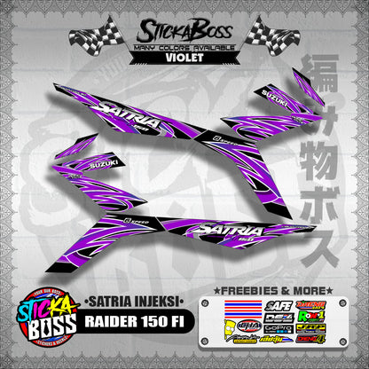 RAIDER 150 Fi DECALS ( SATRIA INJEKSI )【WITH FREEBIES】