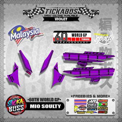 MIO SOULTY MALAYSIAN DECALS ( 60TH WORLD GP )【WITH FREEBIES】