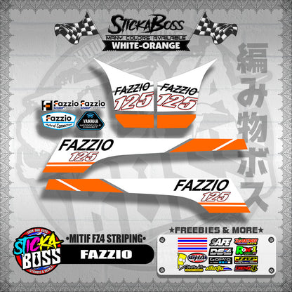 FAZZIO DECALS ( MITIF FZ4 STRIPING )【WITH FREEBIES】