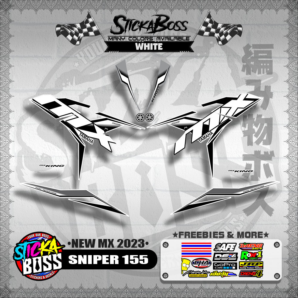 SNIPER 155 DECALS ( NEW MX 2023 )【WITH FREEBIES】