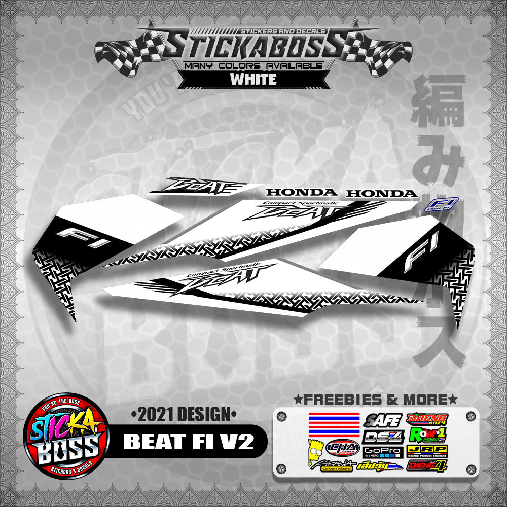 BEAT FI V2 STOCK DECALS ( 2021 DESIGN )【WITH FREEBIES】