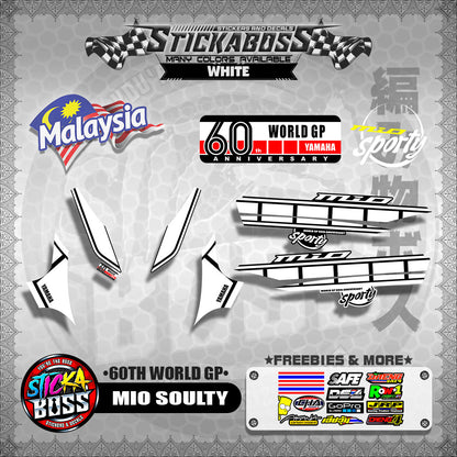 MIO SOULTY MALAYSIAN DECALS ( 60TH WORLD GP )【WITH FREEBIES】