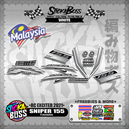 SNIPER 155 DECALS ( RC EXCITER 2021 )【WITH FREEBIES】