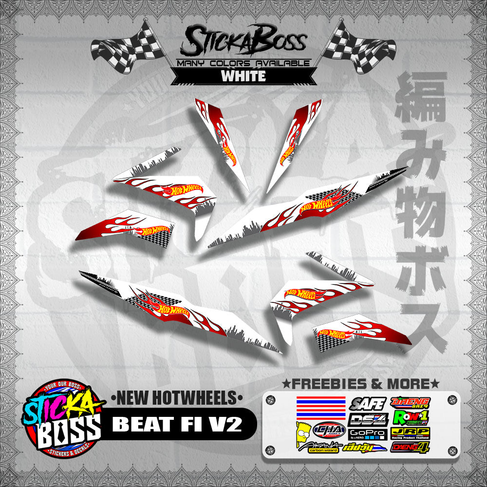 BEAT FI V2 DECALS ( NEW HOTWHEELS )【WITH FREEBIES】