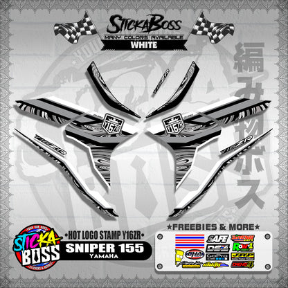 SNIPER 155 DECALS ( HOT LOGO STAMP Y16ZR )【WITH FREEBIES】