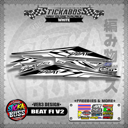 BEAT FI V2 STOCK DECALS ( VER3 DESIGN )【WITH FREEBIES】