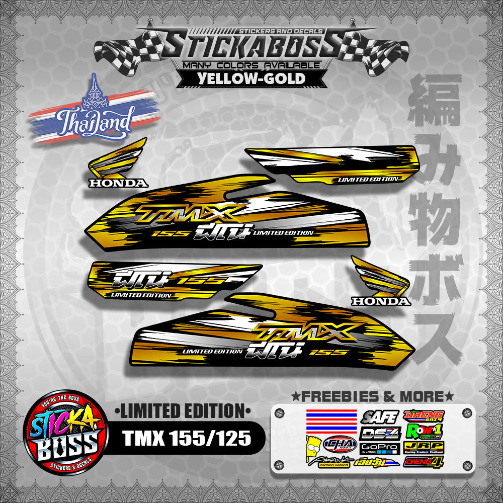 TMX 155 / 125 THAI DECALS ( LIMITED EDITION )【WITH FREEBIES】