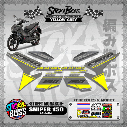 SNIPER 150 DECALS ( STREET MONARCH )【WITH FREEBIES】