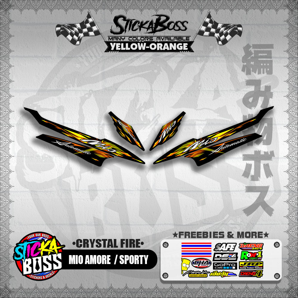 MIO AMORE /  SPORTY DECALS ( CRYSTAL FIRE )【WITH FREEBIES】