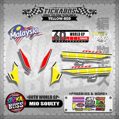 MIO SOULTY MALAYSIAN DECALS ( 60TH WORLD GP )【WITH FREEBIES】