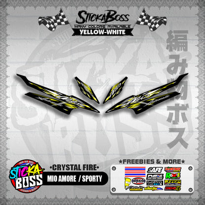 MIO AMORE /  SPORTY DECALS ( CRYSTAL FIRE )【WITH FREEBIES】