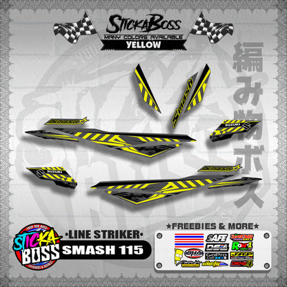 SMASH 115 DECALS ( LINE STRIKER )【WITH FREEBIES】