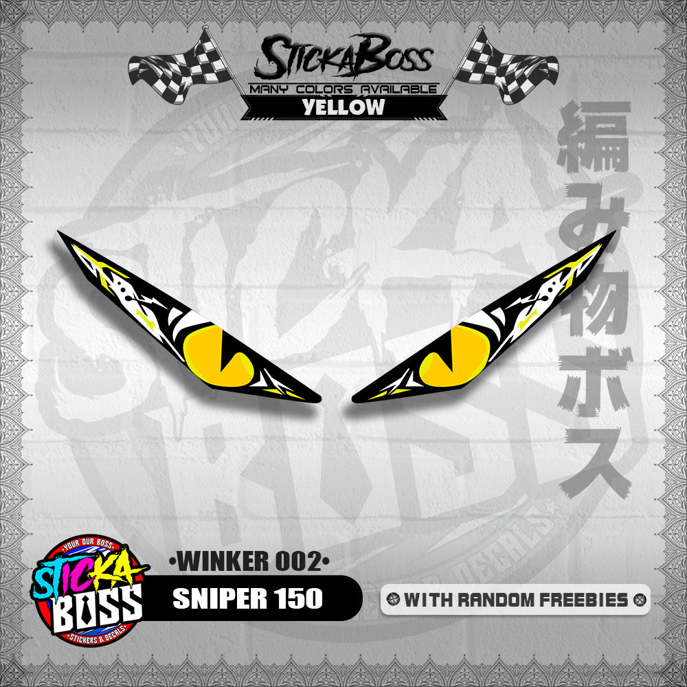 SNIPER 150 (WINKER 002) TRANSPARENT【WITH FREEBIES】