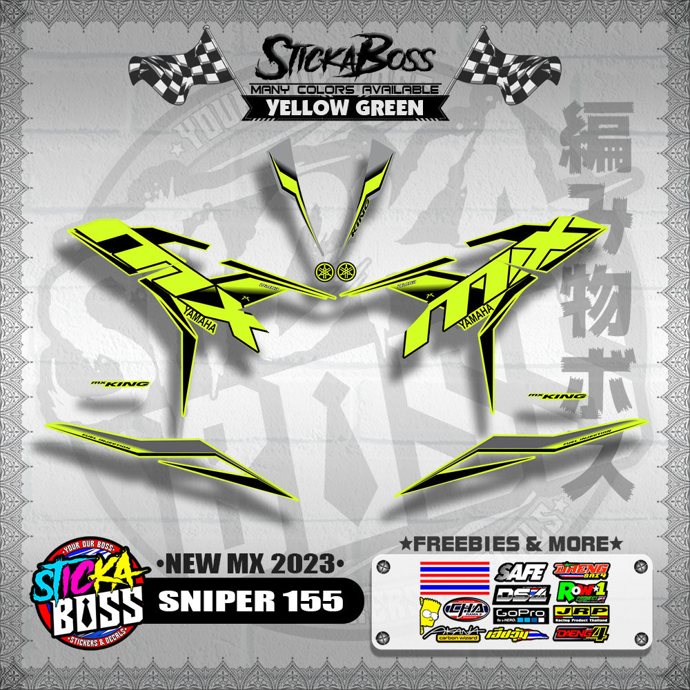 SNIPER 155 DECALS ( NEW MX 2023 )【WITH FREEBIES】