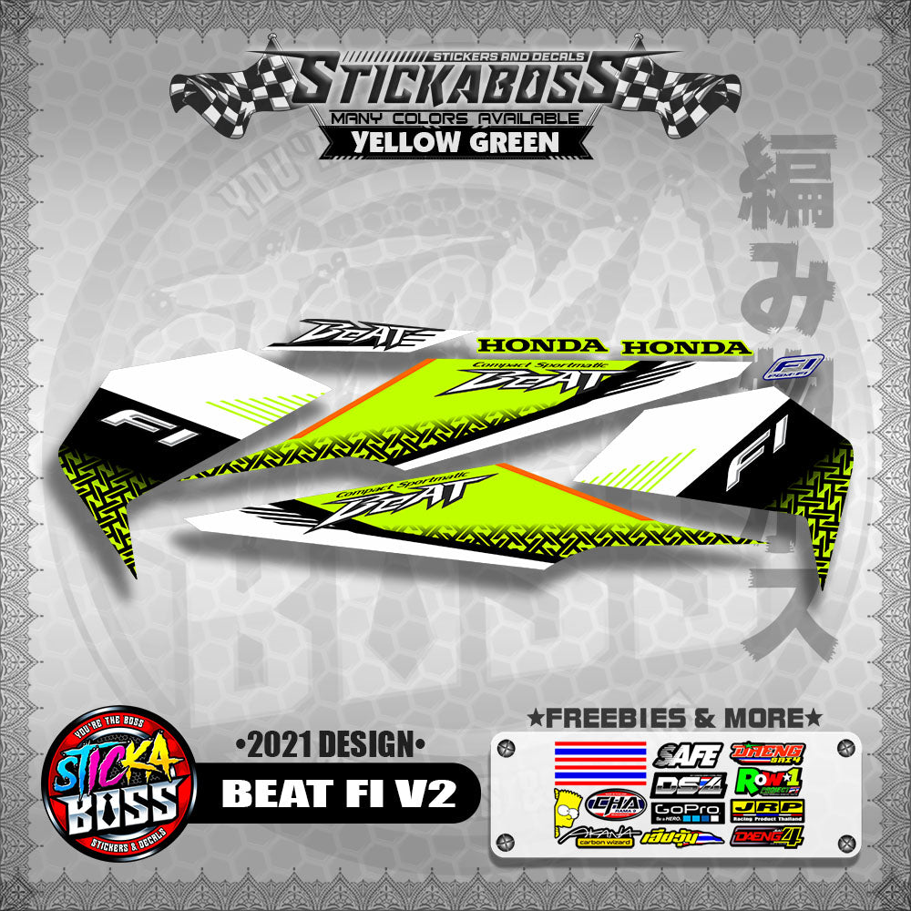 BEAT FI V2 STOCK DECALS ( 2021 DESIGN )【WITH FREEBIES】