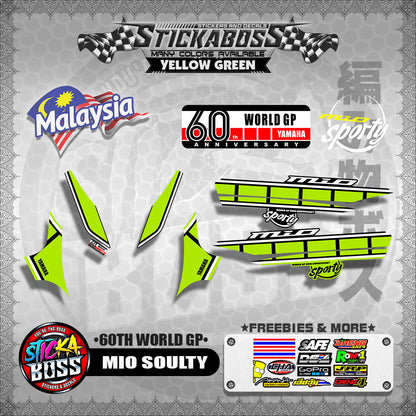 MIO SOULTY MALAYSIAN DECALS ( 60TH WORLD GP )【WITH FREEBIES】