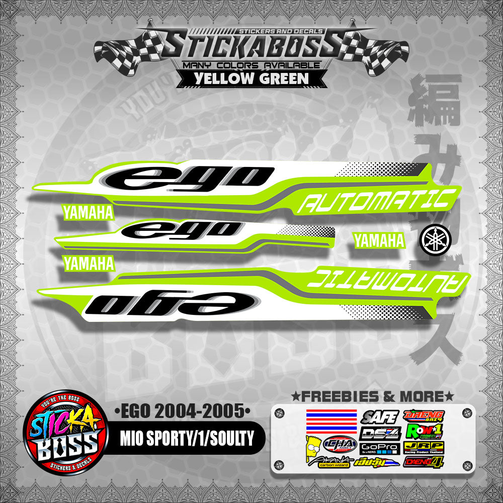 MIO SPORTY / MIO 1 / SOULTY DECALS ( EGO 2004-2005 )【WITH FREEBIES】