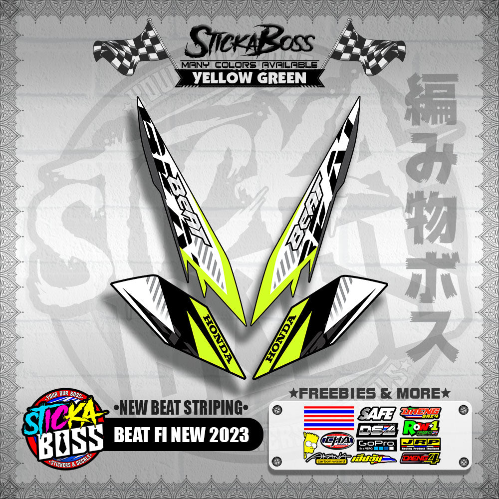 BEAT FI NEW 2023 DECALS ( NEW BEAT STRIPING )【WITH FREEBIES】