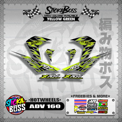 ADV 160 DECALS ( HOTWHEELS )【WITH FREEBIES】