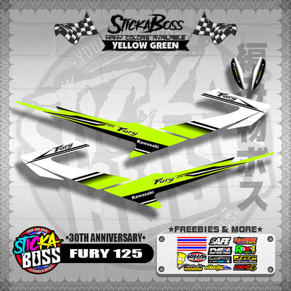 FURY 125 DECALS ( 30TH ANNIVERSARY )【WITH FREEBIES】