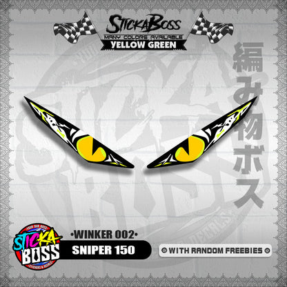 SNIPER 150 (WINKER 002) TRANSPARENT【WITH FREEBIES】