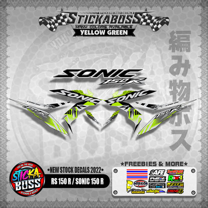 RS 150 R / SONIC 150 R ( NEW STOCK DECALS 2022 )【WITH FREEBIES】