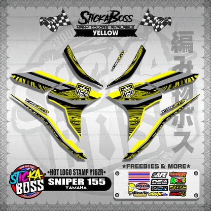 SNIPER 155 DECALS ( HOT LOGO STAMP Y16ZR )【WITH FREEBIES】