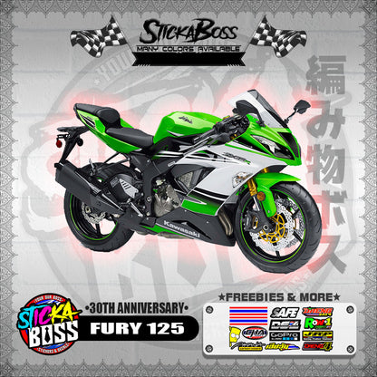 FURY 125 DECALS ( 30TH ANNIVERSARY )【WITH FREEBIES】