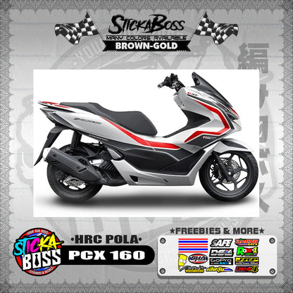 PCX 160 DECALS ( HRC POLA )【WITH FREEBIES】